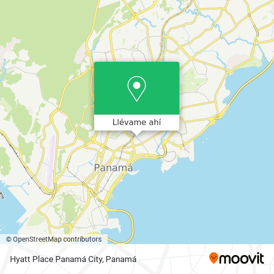 Mapa de Hyatt Place Panamá City