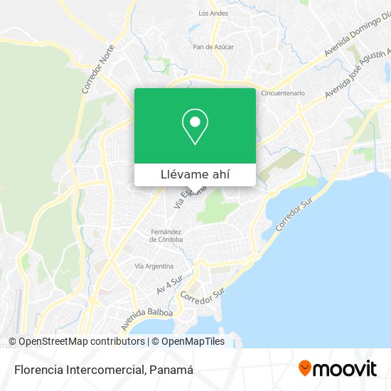 Mapa de Florencia Intercomercial