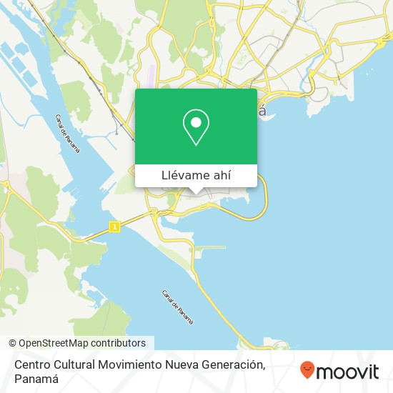 Mapa de Centro Cultural Movimiento Nueva Generación
