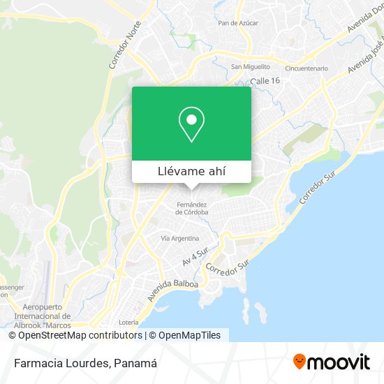 Mapa de Farmacia Lourdes