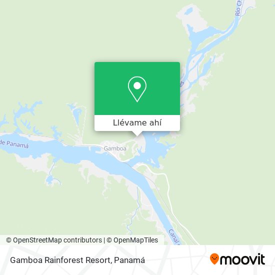 Mapa de Gamboa Rainforest Resort