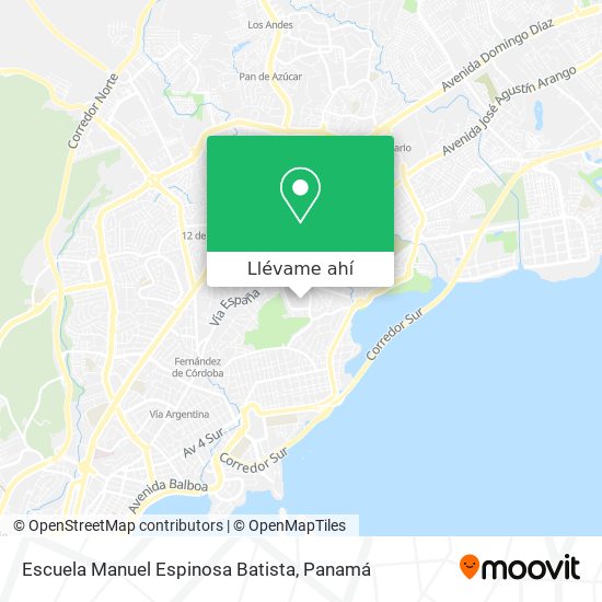 Mapa de Escuela Manuel Espinosa Batista