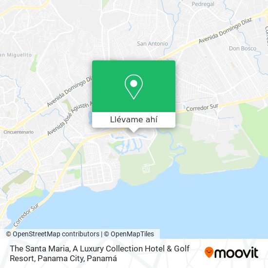 Mapa de The Santa Maria, A Luxury Collection Hotel & Golf Resort, Panama City