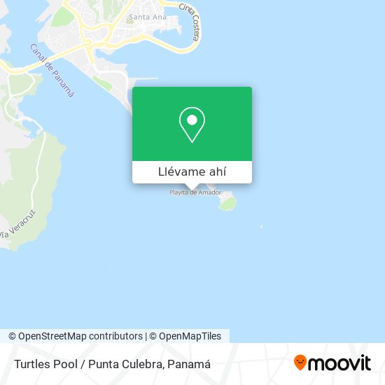 Mapa de Turtles Pool / Punta Culebra