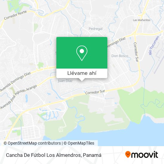 Mapa de Cancha De Fútbol Los Almendros