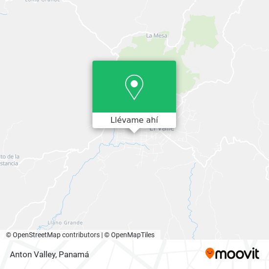 Mapa de Anton Valley