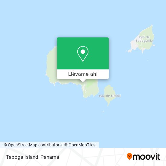 Mapa de Taboga Island