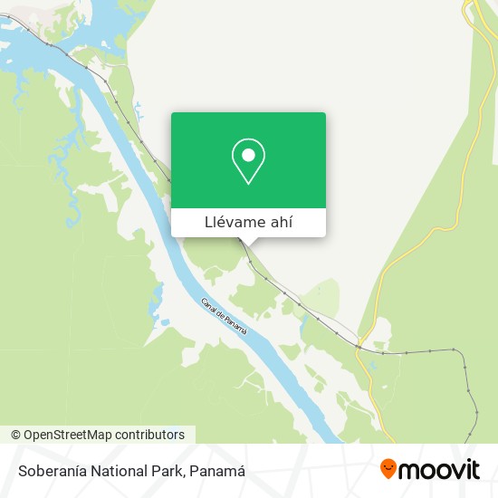 Mapa de Soberanía National Park
