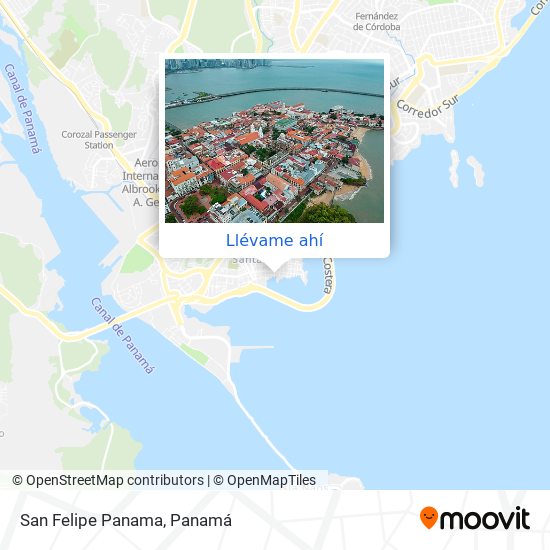 Mapa de San Felipe Panama