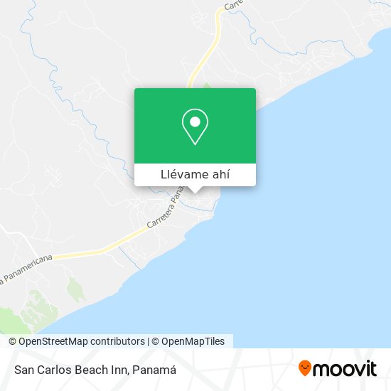 Mapa de San Carlos Beach Inn