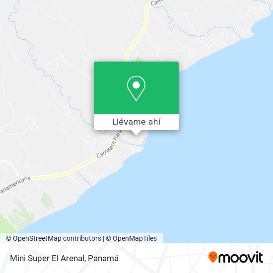 Mapa de Mini Super El Arenal
