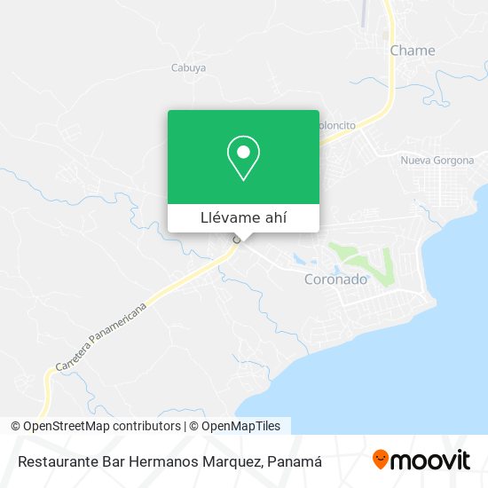 Mapa de Restaurante Bar Hermanos Marquez