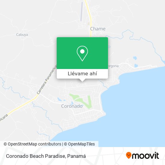 Mapa de Coronado Beach Paradise