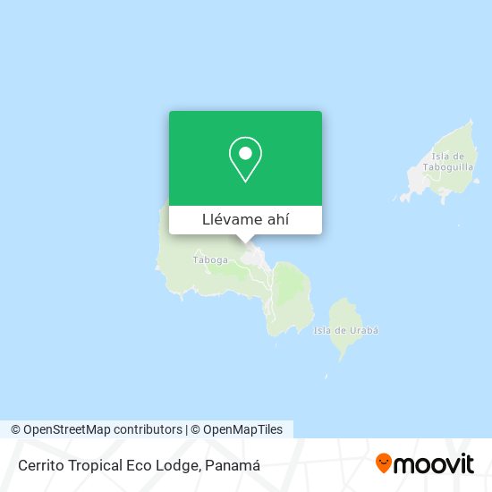 Mapa de Cerrito Tropical Eco Lodge