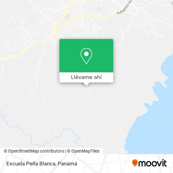 Mapa de Escuela Peña Blanca