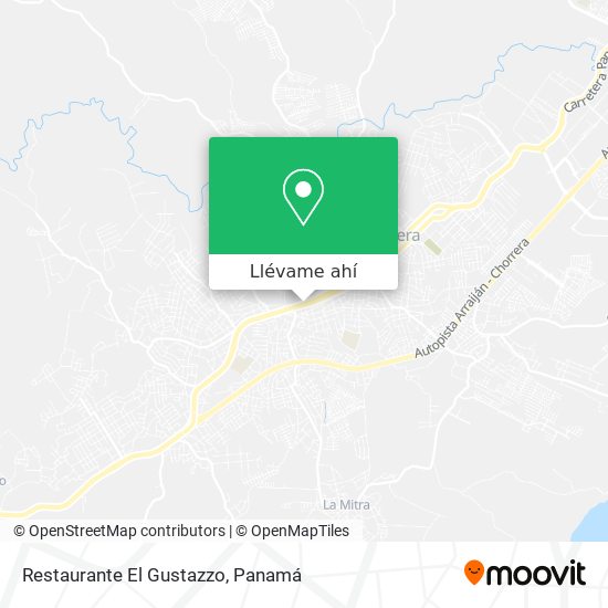 Mapa de Restaurante El Gustazzo