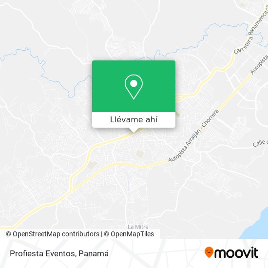 Mapa de Profiesta Eventos