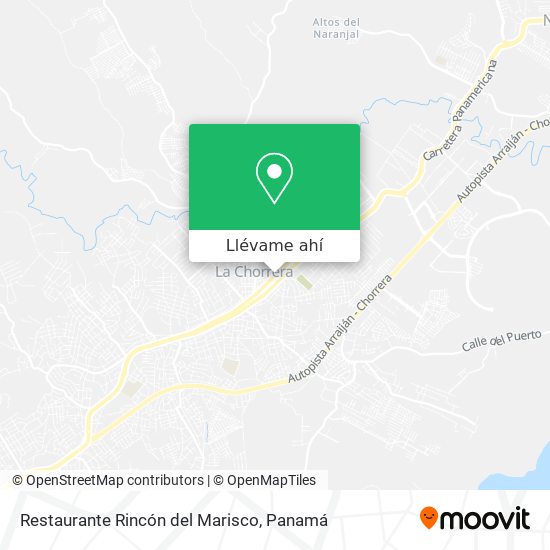 Mapa de Restaurante Rincón del Marisco