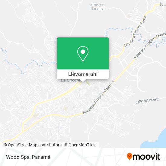 Mapa de Wood Spa