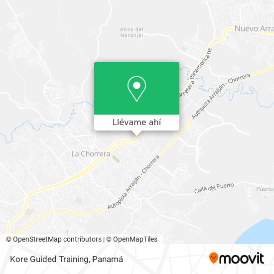 Mapa de Kore Guided Training