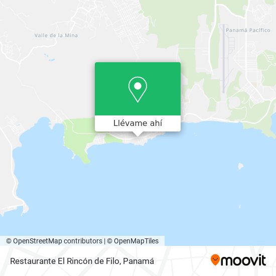 Mapa de Restaurante El Rincón de Filo