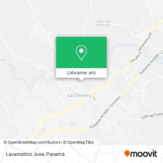Mapa de Lavamatico Jose
