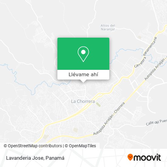 Mapa de Lavanderia Jose