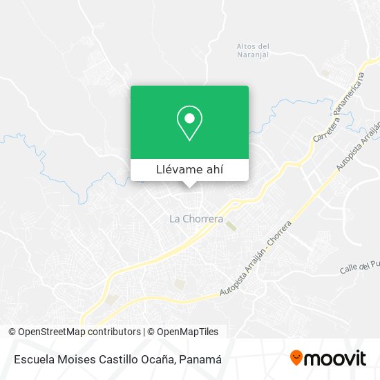 Mapa de Escuela Moises Castillo Ocaña