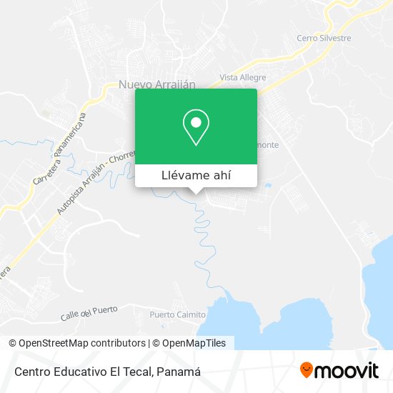 Mapa de Centro Educativo El Tecal