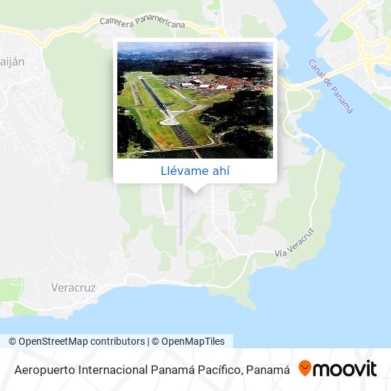 Mapa de Aeropuerto Internacional Panamá Pacífico