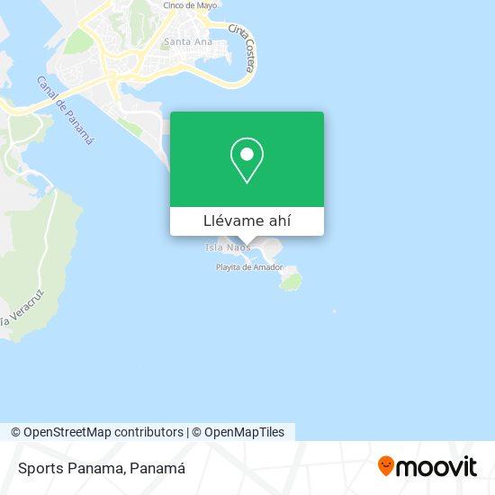 Mapa de Sports Panama