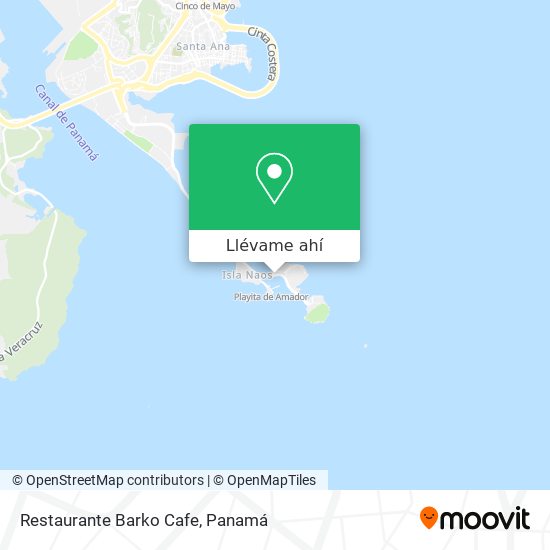 Mapa de Restaurante Barko Cafe