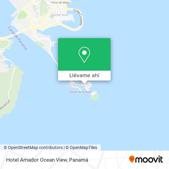 Mapa de Hotel Amador Ocean View