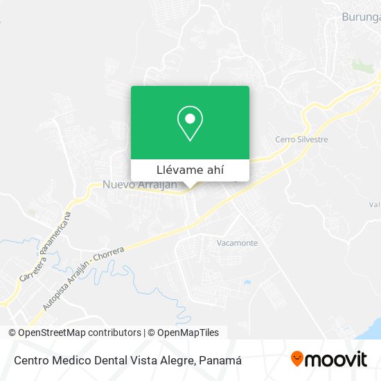 Mapa de Centro Medico Dental Vista Alegre