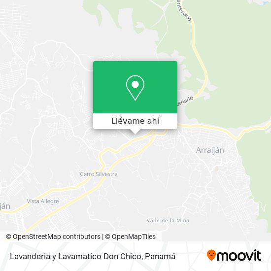 Mapa de Lavanderia y Lavamatico Don Chico