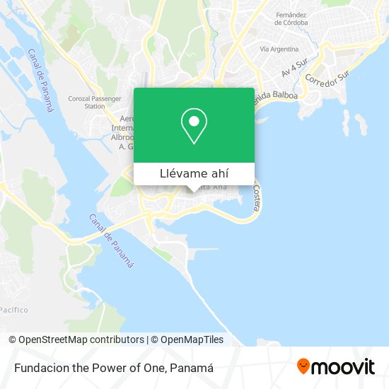 Mapa de Fundacion the Power of One