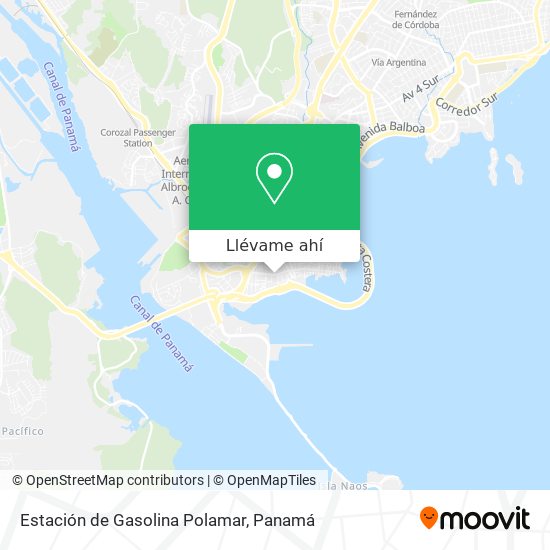 Mapa de Estación de Gasolina Polamar
