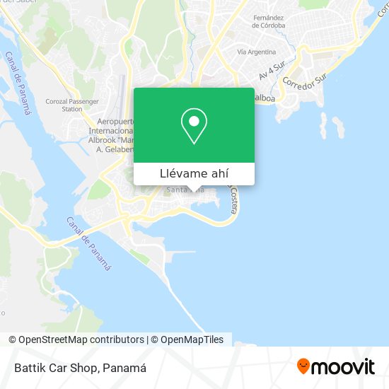 Mapa de Battik Car Shop