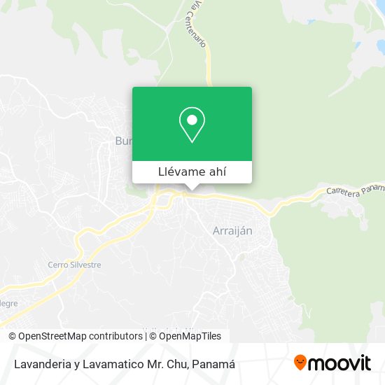 Mapa de Lavanderia y Lavamatico Mr. Chu