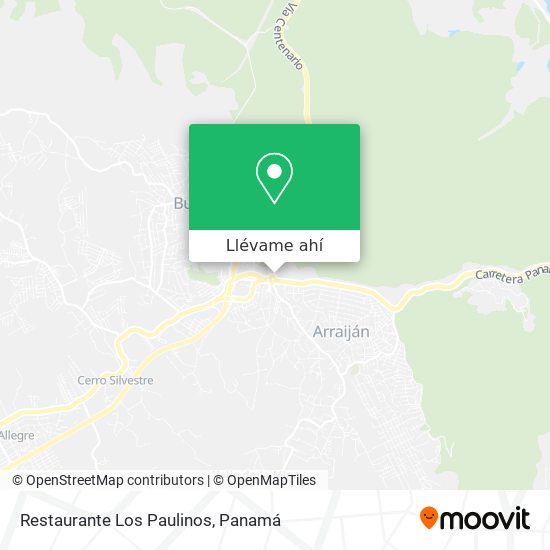 Mapa de Restaurante Los Paulinos