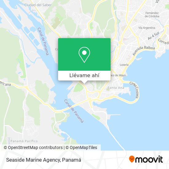 Mapa de Seaside Marine Agency