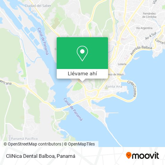 Mapa de ClíNica Dental Balboa