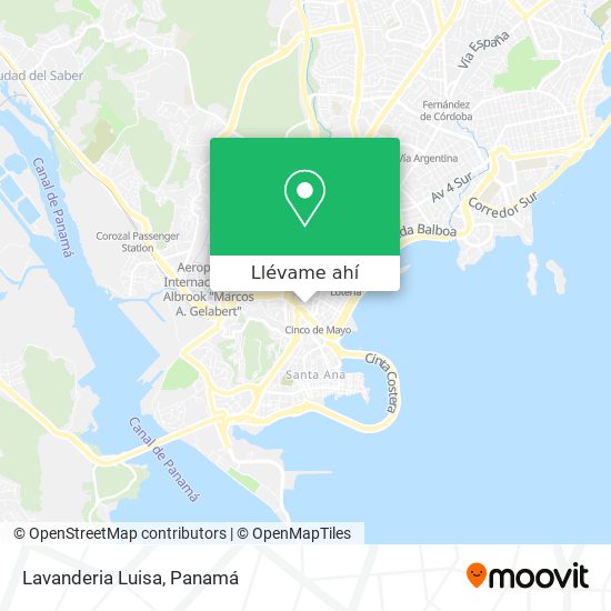 Mapa de Lavanderia Luisa