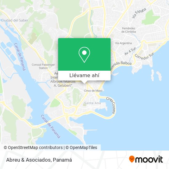 Mapa de Abreu & Asociados