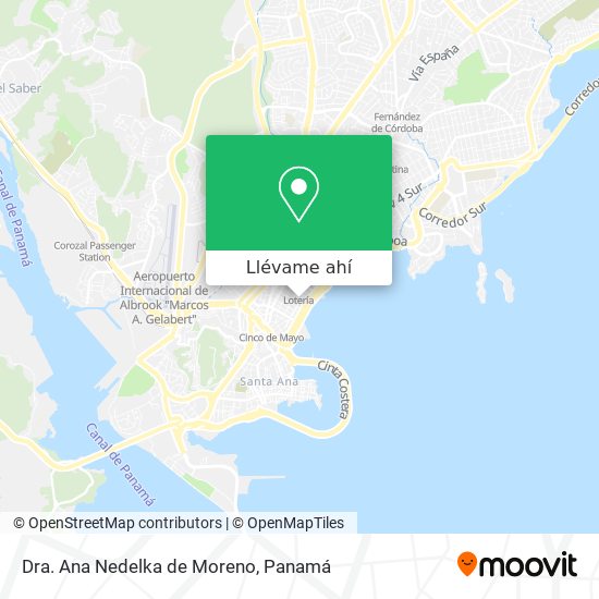 Mapa de Dra. Ana Nedelka de Moreno