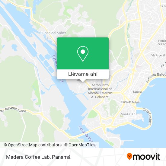 Mapa de Madera Coffee Lab