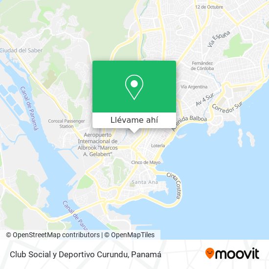 Mapa de Club Social y Deportivo Curundu