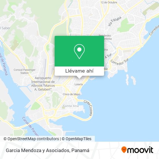 Mapa de Garcia Mendoza y Asociados