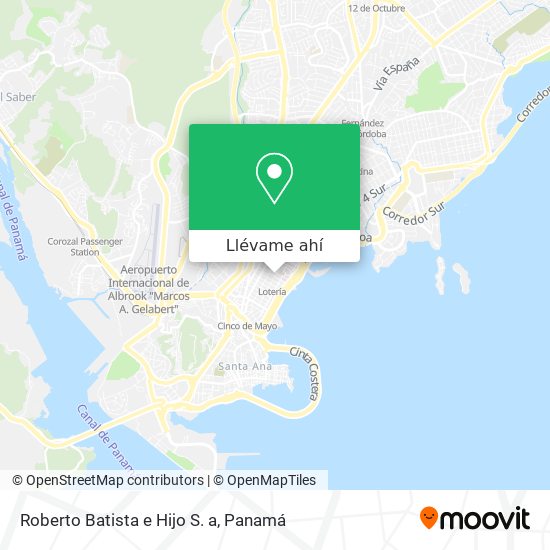 Mapa de Roberto Batista e Hijo S. a