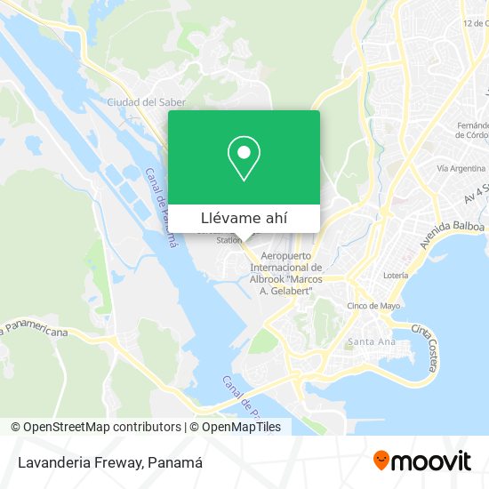 Mapa de Lavanderia Freway